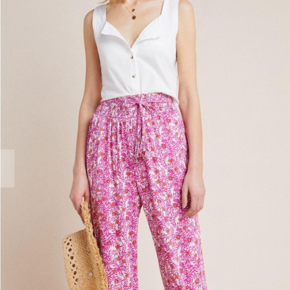 Anthropologie Abstract Joggers size medium